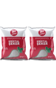 Türk Şeker Kristal Toz Şeker 2 x 5 KG Türk Şeker Kristal Toz Şeker 2 x 5 KG