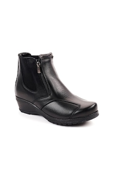 Forelli DUDE 25652-K Kadın Kışlık Deri Comfort Bot Siyah Forelli DUDE 25652-K Kadın Kışlık Deri Comfort Bot Siyah