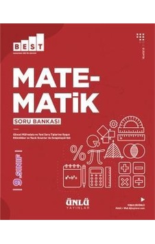 9.Sınıf Matematik Soru Bankası Best - Ünlü Yayınları 9.Sınıf Matematik Soru Bankası Best - Ünlü Yayınları