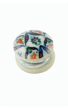 Çini - 614 - Desenli Kupa Eşarp Mıknatısı 1 - Smglobal - Adet Mavi Çini - 614 - Desenli Kupa Eşarp Mıknatısı 1 - Smglobal - Adet Mavi