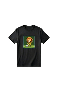 Erdem Kıds Unisex Kız Erkek Çocuk Baskılı Bisiklet Yaka Kısa Kollu Pamuklu Günlük T-shirt Soccer Playıng Lıon Siyah Soccer Playıng Lıon Siyah Erdem Kıds Unisex Kız Erkek Çocuk Baskılı Bisiklet Yaka Kısa Kollu Pamuklu Günlük T-shirt Soccer Playıng Lıon Siyah Soccer Playıng Lıon Siyah