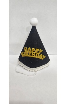 Özel Seri Happy Birthday Siyah Gold Keçe Bebek Şapkası Giyim Stüdyo Hatıra Diğer Özel Seri Happy Birthday Siyah Gold Keçe Bebek Şapkası Giyim Stüdyo Hatıra Diğer