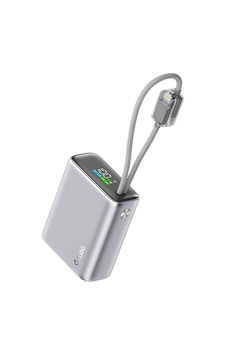 Ttec Recharger Pro Tft 10.000mah Pd 35w Usb-c Ve Lightning Dahili Kablolu Taşınabilir Hızlı Şarj Aleti / Powerbank 2bb279 Gri Ttec Recharger Pro Tft 10.000mah Pd 35w Usb-c Ve Lightning Dahili Kablolu Taşınabilir Hızlı Şarj Aleti / Powerbank 2bb279 Gri