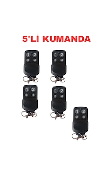 Uk-911 433.92mhz Kopyalanabilir Garaj Kumandası Bft Nice Beninca Uyumlu 4 Tuşlu 5 Adet Uk-911 433.92mhz Kopyalanabilir Garaj Kumandası Bft Nice Beninca Uyumlu 4 Tuşlu 5 Adet