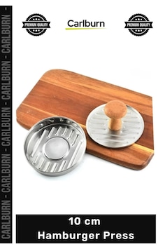 Press Profesyonel Metal Köfte Şekillendirici Ahşap Saplı Dayanıklı Kalıp 10 Cm Hamburger Press Press Profesyonel Metal Köfte Şekillendirici Ahşap Saplı Dayanıklı Kalıp 10 Cm Hamburger Press