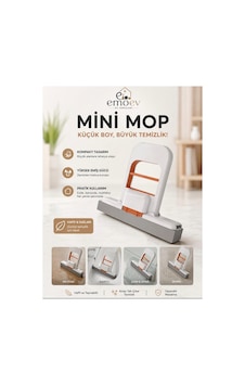 Pratik Kendinden Sıkmalı Mini Mop - Masaüstü, Cam, Ayna Ve Tezgah Temizlik Paspası Duvara Asılabilir Pratik Kendinden Sıkmalı Mini Mop - Masaüstü, Cam, Ayna Ve Tezgah Temizlik Paspası Duvara Asılabilir