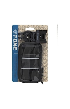 T-One T-Hw07 Bisiklet Telefon Tutucu 86 X 130 X 15 Mm Siyah Gri - Siyah