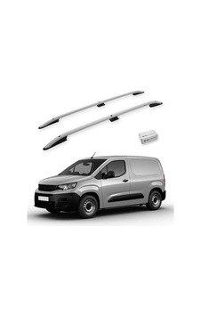 Turtle Peugeot Partner 2019-2025 / Kısa Şasi Tavan Çıtası Crown Gri