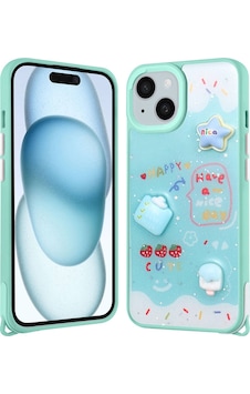 Apple Uyumlu iPhone 14 Plus Kılıf Parlayan Sıvılı Simli Kabartma Figürlü Zore Cevze Kapak-yeşil Yeşil Apple Uyumlu iPhone 14 Plus Kılıf Parlayan Sıvılı Simli Kabartma Figürlü Zore Cevze Kapak-yeşil Yeşil