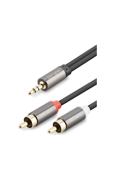 3.5 Mm To 2rca Kablo 2lıne Gold Siyah Hdx1068 3.5 Mm To 2rca Kablo 2lıne Gold Siyah Hdx1068
