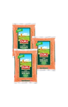 Duru Kırmızı Futbol Mercimek 3 x 1 KG Duru Kırmızı Futbol Mercimek 3 x 1 KG