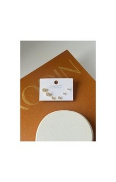 Pivona Gold Capsule Koleksiyonu 14 Ayar Altın Kaplama Klasik Tektaş 6lı Küpe Seti Kararmaz Vıp Seri Pivona Gold Capsule Koleksiyonu 14 Ayar Altın Kaplama Klasik Tektaş 6lı Küpe Seti Kararmaz Vıp Seri