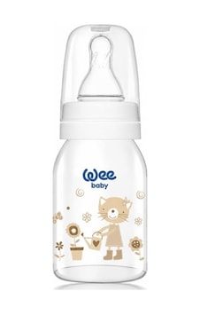 Wee Baby Cam Biberon No:1 0-6 Ay 125 Ml - Beyaz Wee Baby Cam Biberon No:1 0-6 Ay 125 Ml - Beyaz