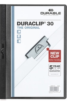 Durable Sıkıştırmalı Dosya Duraclip Ortadan Klipsli 30 Sy A4 Siya Durable Sıkıştırmalı Dosya Duraclip Ortadan Klipsli 30 Sy A4 Siya