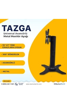 TAZGA AYAK- 17 - 27 " MONİTÖR DESTEKLİ ASANSÖRLÜ TAZGA AYAK- 17 - 27 " MONİTÖR DESTEKLİ ASANSÖRLÜ