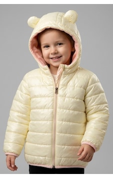 Mnk Baby & Kids Kız Çocuk Kapüşonlu İçi Polarlı Fermuarlı Şişme Mont M00859 Krem Mnk Baby & Kids Kız Çocuk Kapüşonlu İçi Polarlı Fermuarlı Şişme Mont M00859 Krem