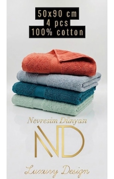 Eco Lounge 50x100 4'lü Havlu Prime 6 Açık Gri Eco Lounge 50x100 4'lü Havlu Prime 6 Açık Gri