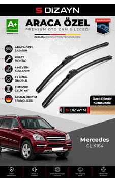 S-dizayn Mercedes Gl X164 Ön Cam Silecek Seti 2006-2012 Premium Araca Özel 70-53 Cm A+ Kalite Aocs-1
