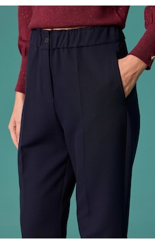 Seçil Kadın Yüksek Bel Lena İspanyol Paça Pantolon Lacivert Seçil Kadın Yüksek Bel Lena İspanyol Paça Pantolon Lacivert