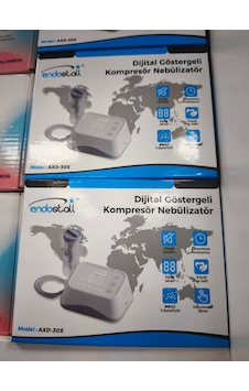 Endostall Axd-305 Dijital Göstergeli Kompresör Nebulizatör, Küçük Ve Hafif, Sessiz, Zamanlama Fonksiyonlu Endostall Axd-305 Dijital Göstergeli Kompresör Nebulizatör, Küçük Ve Hafif, Sessiz, Zamanlama Fonksiyonlu