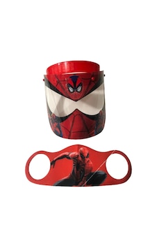 Gürbey Spiderman Baskılı Çocuk Siperlik + Spiderman Desenli Çocuk Maske Gürbey Spiderman Baskılı Çocuk Siperlik + Spiderman Desenli Çocuk Maske