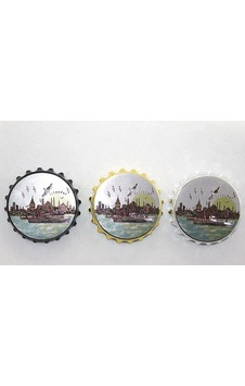 İstanbul Temalı Gazoz Kapağı Magnet - Model 1 İstanbul Temalı Gazoz Kapağı Magnet - Model 1