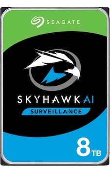 8 TB SEAGATE 3.5 SKYHAWK AI SATA3 7200RPM 256MB 7/24 GUVENLIK ST8000VE001 (RESMI DIST GARANTILI)