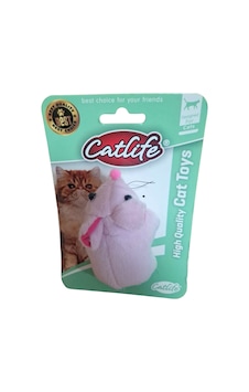 Kedi Oyuncağı Peluş Fare Pembe Kedi Oyuncağı Peluş Fare Pembe