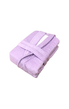 Royam Outlet İhracat Fazlası %100 Pamuklu Unisex Bornoz Lila Royam Outlet İhracat Fazlası %100 Pamuklu Unisex Bornoz Lila