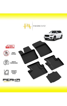 Volvo Xc90 2 2015 Ve Üstü 4d Havuzlu Paspas Volvo Xc90 2 2015 Ve Üstü 4d Havuzlu Paspas