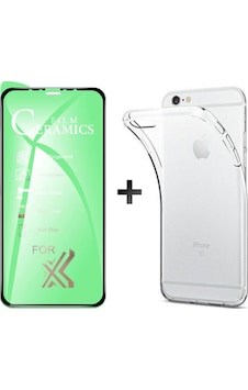 Apple Uyumlu iPhone 6 Seffaf Kilif + 9D Nano Ekran Koruyucu Kirilmaz Cam Siyah 397897123 Apple Uyumlu iPhone 6 Seffaf Kilif + 9D Nano Ekran Koruyucu Kirilmaz Cam Siyah 397897123