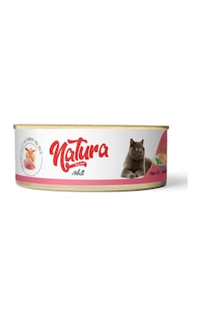 Natura Tavuklu ve Karidesli Konserve Yetişkin Kedi Maması 70 G Natura Tavuklu ve Karidesli Konserve Yetişkin Kedi Maması 70 G