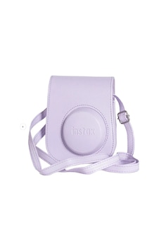 Fujifilm Instax Mini 12 Lila Deri Çanta Fujifilm Instax Mini 12 Lila Deri Çanta