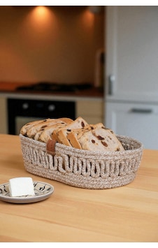 Kaan Home El Dokuma Oval Jüt Ekmek Sepeti Krem-bej Kaan Home El Dokuma Oval Jüt Ekmek Sepeti Krem-bej