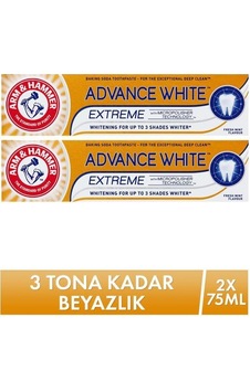 Arm&Hammer Advance White Extreme Diş Macunu 2 x 75 ML Arm&Hammer Advance White Extreme Diş Macunu 2 x 75 ML