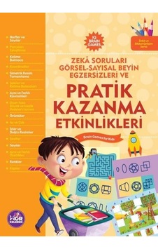 Pratik Kazanma Etkinlikleri - Zeka Soruları Görsel - Sayısal Beyin Egzersizleri Ve- Mor Kelebek Pratik Kazanma Etkinlikleri - Zeka Soruları Görsel - Sayısal Beyin Egzersizleri Ve- Mor Kelebek