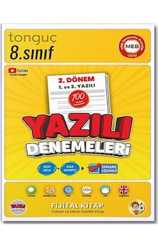 8. Sınıf Yazılı Denemeleri 2. Dönem 1 ve 2. Yazılı - Tonguç Akademi 8. Sınıf Yazılı Denemeleri 2. Dönem 1 ve 2. Yazılı - Tonguç Akademi