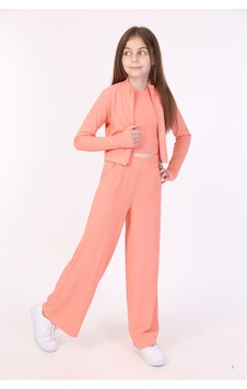 Toontoy Kids Toontoy Kız Çocuk 3lü Eşofman Takım Koyu Pudra Toontoy Kids Toontoy Kız Çocuk 3lü Eşofman Takım Koyu Pudra