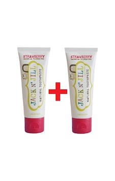 Jack N' Jill Çilek Aromalı Doğal Diş Macunu 50 G x 2 Jack N' Jill Çilek Aromalı Doğal Diş Macunu 50 G x 2