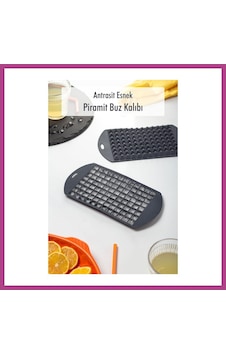 Gees Global Antrasit Piramit Buz Kalıbı 13 24 2 Cm Gbzs Gees Global Antrasit Piramit Buz Kalıbı 13 24 2 Cm Gbzs