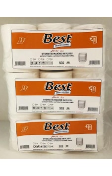 Best Professional Otomatik Makine Havlusu 6'lı 3 Paket 21 CM 3 KG
