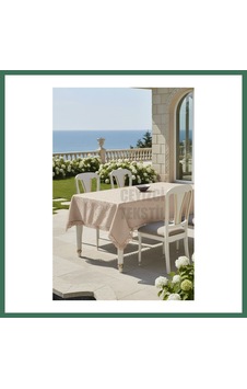 En-cag Fransız Güpürlü Leke Tutmaz Tek Masa Örtüsü 150x220cm - Kapuçino Bss En-cag Fransız Güpürlü Leke Tutmaz Tek Masa Örtüsü 150x220cm - Kapuçino Bss