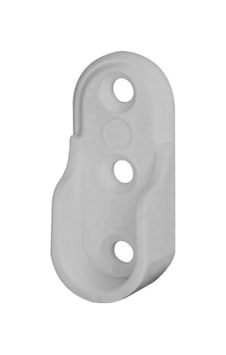Oval Askı Boru Flanşı Plastik 1,5 Cm 20 Adet Çok Renkli