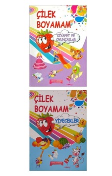 Çilek Boyamam-kıyafet Ve Oyuncaklar-yiyecekler-2 Kitap Çilek Boyamam-kıyafet Ve Oyuncaklar-yiyecekler-2 Kitap