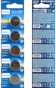 Ayt Philips Cr2032 3v Lityum Mini Düğme Para Pil Blister 5 Li Paket Baskül Oto Kumanda Pili Ayt Philips Cr2032 3v Lityum Mini Düğme Para Pil Blister 5 Li Paket Baskül Oto Kumanda Pili