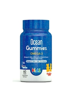 Orzax Ocean Gummies Omega-3 Kids 60 Adet Çiğnenebilir Jel Form Orzax Ocean Gummies Omega-3 Kids 60 Adet Çiğnenebilir Jel Form