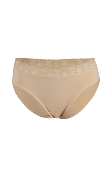 12 Adet Yıldız Bayan Likralı Beli Dantelli Bikini Külot Ten 3527 12 Adet Yıldız Bayan Likralı Beli Dantelli Bikini Külot Ten 3527