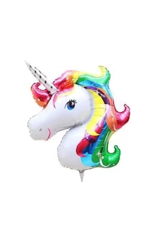 Kumsal Concept Unicorn Dev Folyo Balon Gökkuşağı Doğum Günü Parti Seti Malzemeleri Konsept Diğer