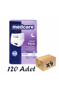 Medcare 8 Damla Maxi Emici Külot Hasta Bezi XL 4 x 30'lu Medcare 8 Damla Maxi Emici Külot Hasta Bezi XL 4 x 30'lu