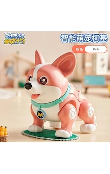 Robot Köpek Sesli Ve Işıklı Akıllı Köpek Oyuncak - Pembe Robot Köpek Sesli Ve Işıklı Akıllı Köpek Oyuncak - Pembe